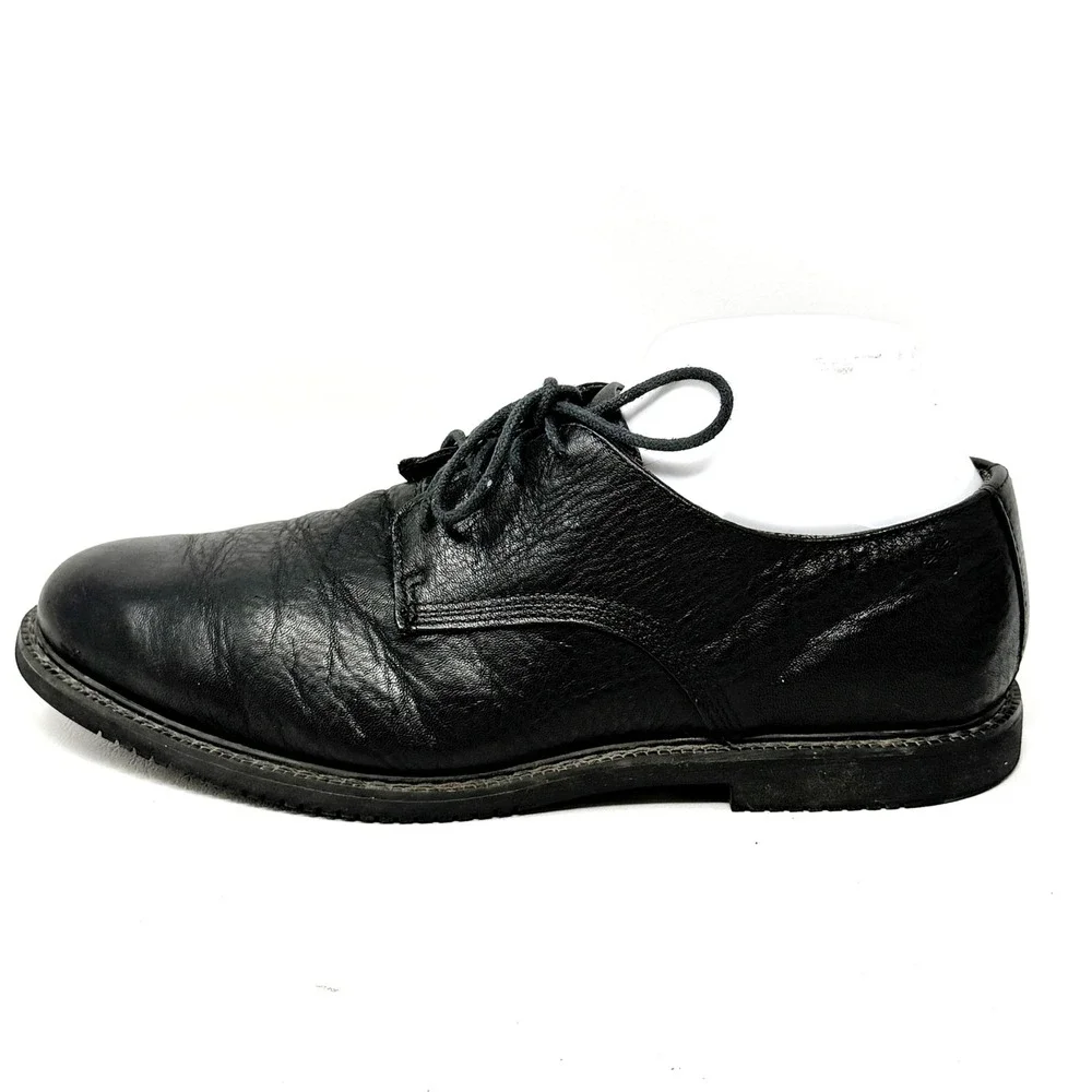 Timberland Earthkeepers Mens 8.5 Black Leather Derby Shoes 5544A Business Casual